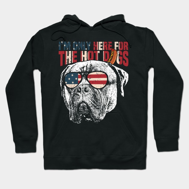 Mastiff Funny 4th of July Shirt Hoodie by Madfido